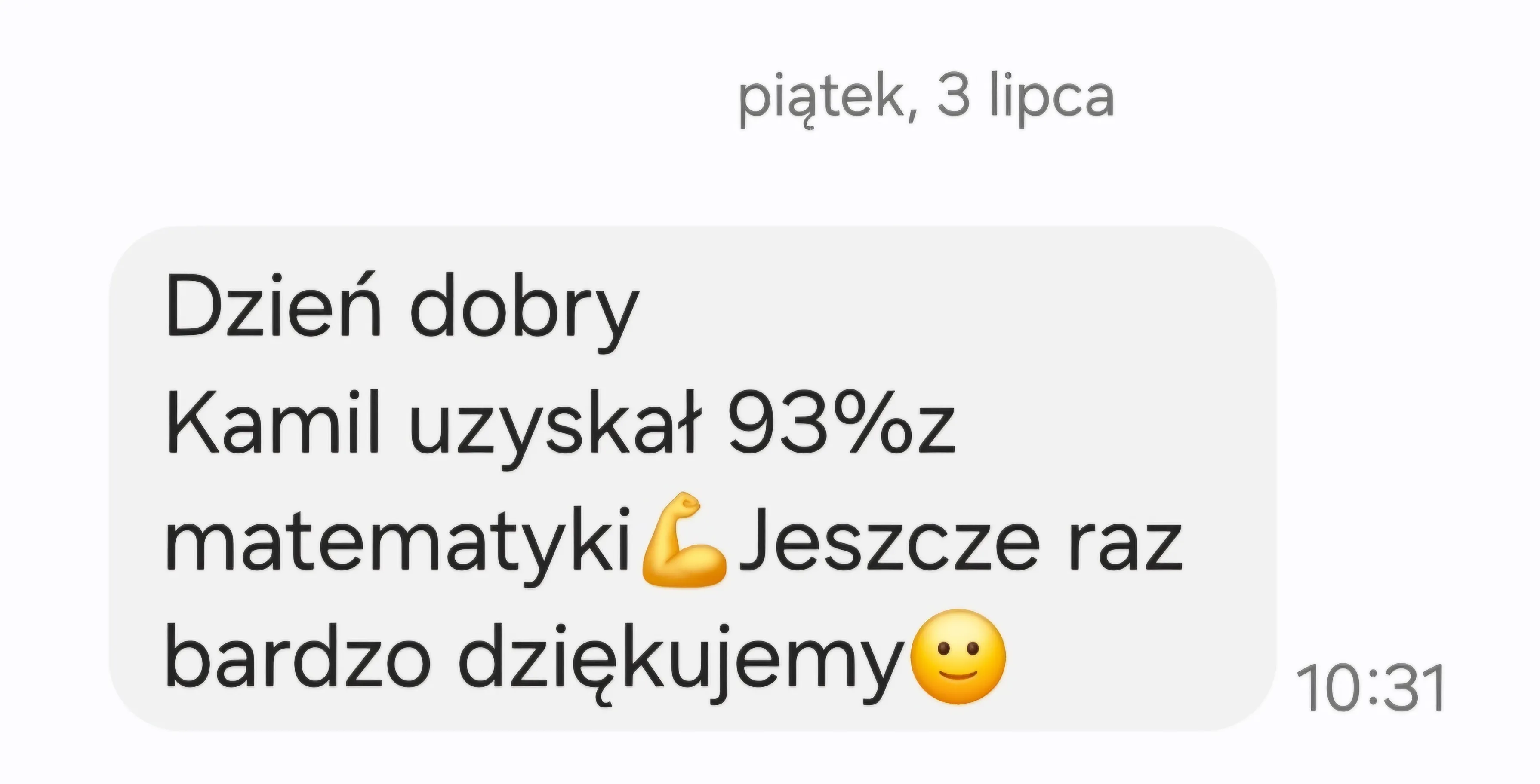Opinia rodzica – wiadomość 3 z 27