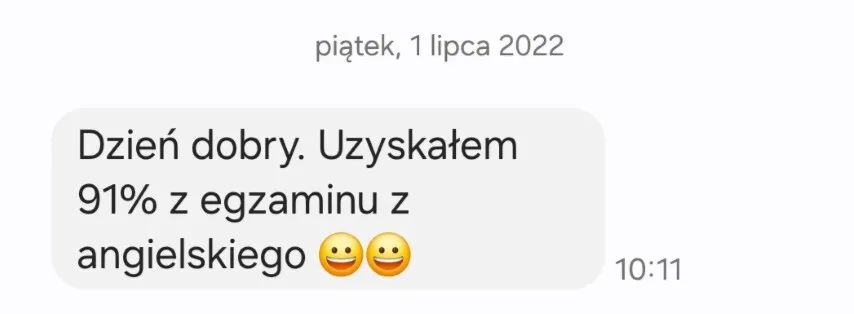 Opinia rodzica – wiadomość 25 z 27